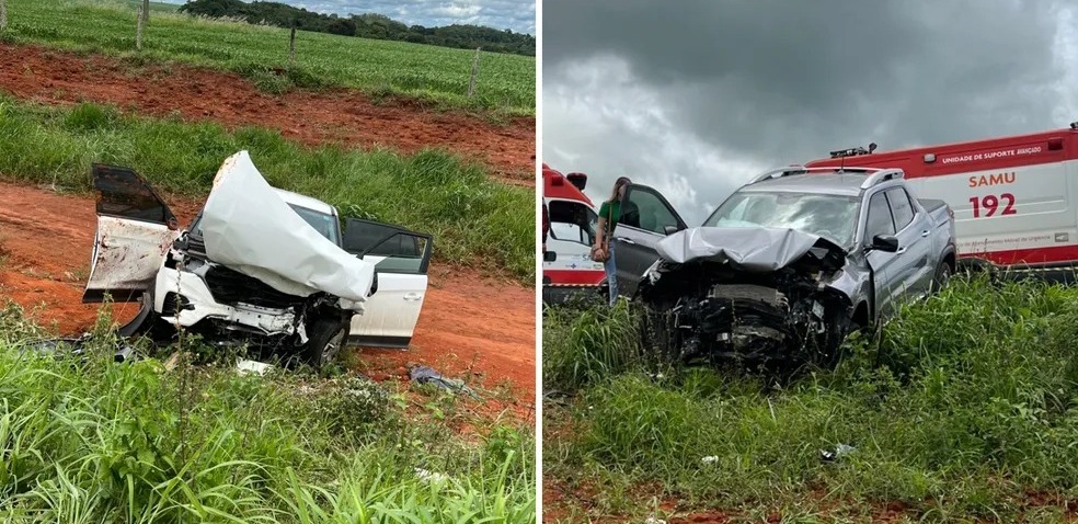 Homem morre após carro bater de frente com carreta na BR-251, em Unaí - D  NEWS JORNAL